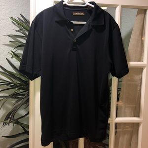 Men’s Black Cubavera Golf Shirt
